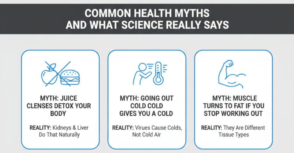 Common Health Myths and What Science Really Says
