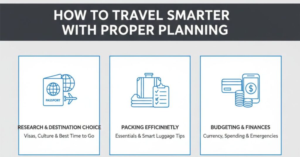 How to Travel Smarter with Proper Planning