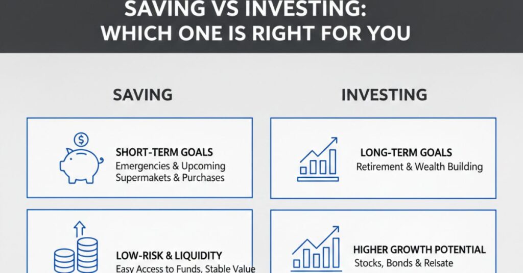 Saving vs Investing Which One Is Right for You